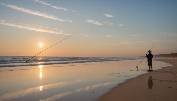 Comment débuter la pêche en mer du bord de la plage sable