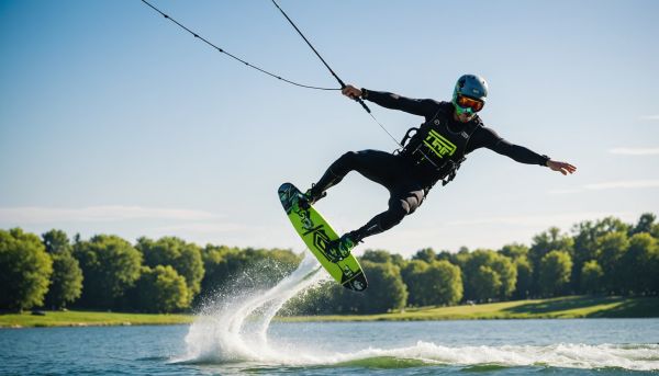 Enchaîner les figures acrobatiques sur un wakeboard moderne