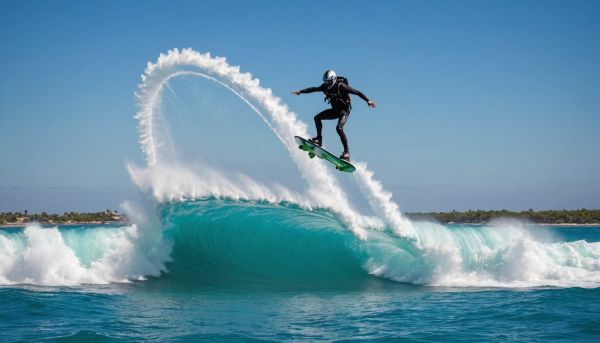 Les sensations fortes en flyboard procurent une adrénaline pure