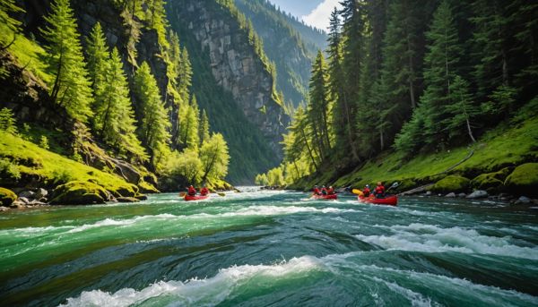 Une descente de rivière en canoë exige une bonne coordination